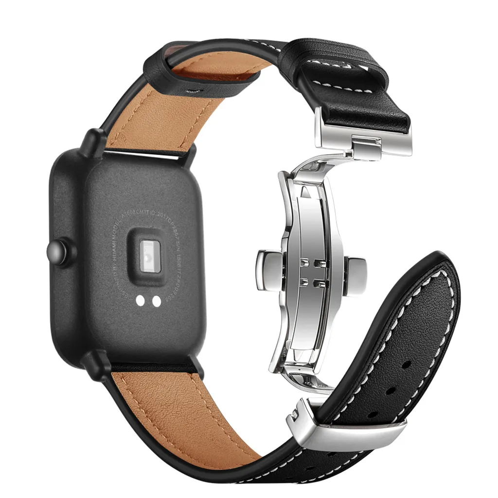 Для samsung galaxy watch QuickRelease мягкий Премиум кожаный ремешок сменный ремешок для Huami Amazfit Bip для amazfit bip ремешок