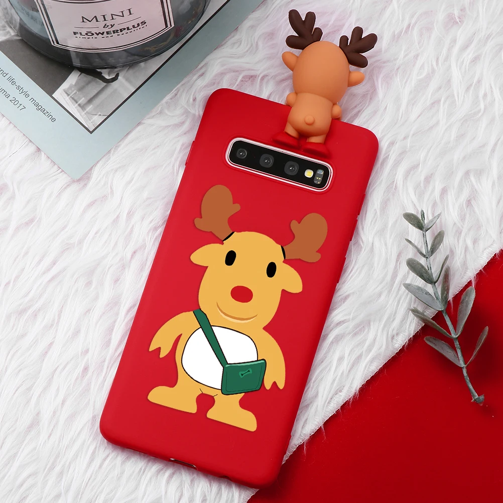 sdlulbao Рождество 3D Платье с изображением снеговика чехол для samsung A10 A10e A30 A50 A70 S6 S7 край S8 S9 S10 Plus Note 8 9 10 Pro M10 M20 M30 крышка - Цвет: sdlulbao