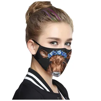 

Face Mask Adults Prints Breathable Multi-purpose Washable Reusable Mask Cover Filter Can Be Placed Mouth Masks Mascarillas