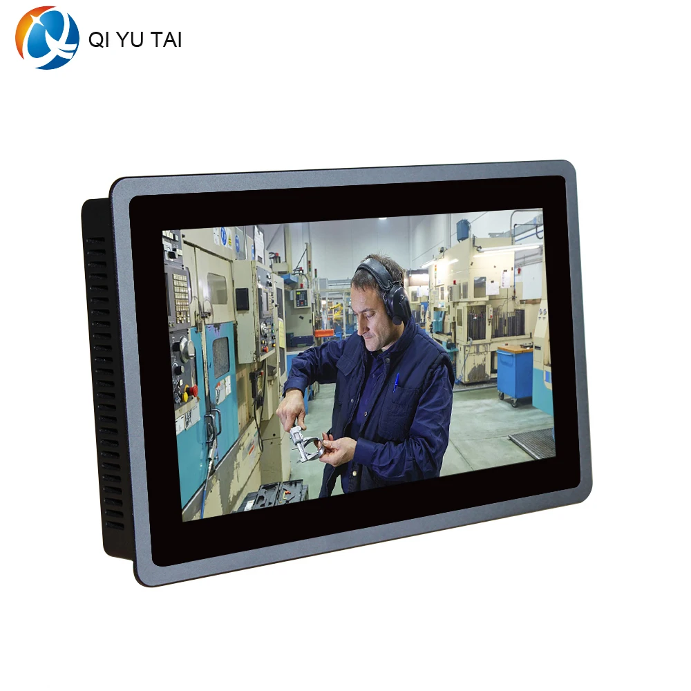 widescreen 11.6 inch 4G RAM 32 SSD Industrial Panel PC intel J1900/3855U/i3 7100/i5 7200 Capacitive touch 1366x768 All In One pc |