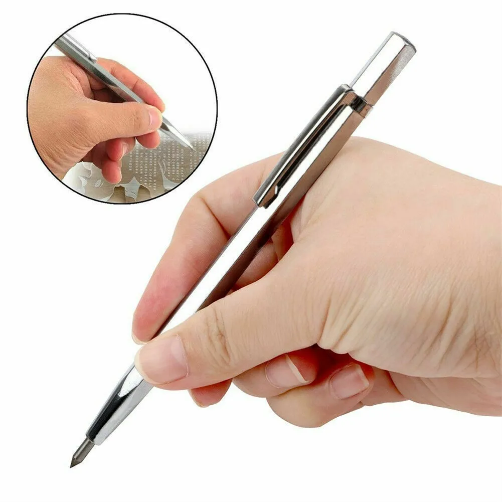 Carbon Steel Scriber Pen Engraving Tool For Metal Glass Concrete Jewelry Marking 