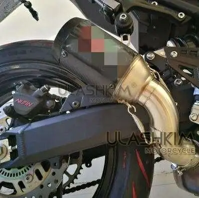 Z900 Ninja900 выхлопная труба z 900 ninja без шнуровки для kawasaki мотоцикл глушитель