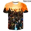Camiseta con estampado 3D de Monie Mortal Kombat para hombre y mujer, ropa informal de manga corta para niño y niña ► Foto 3/6