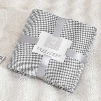 

Pure Cotton Six Layers Gauze Jacquard Towel Blanket for Single Double People Summer Siesta Office Car Use Coverlet Bedding