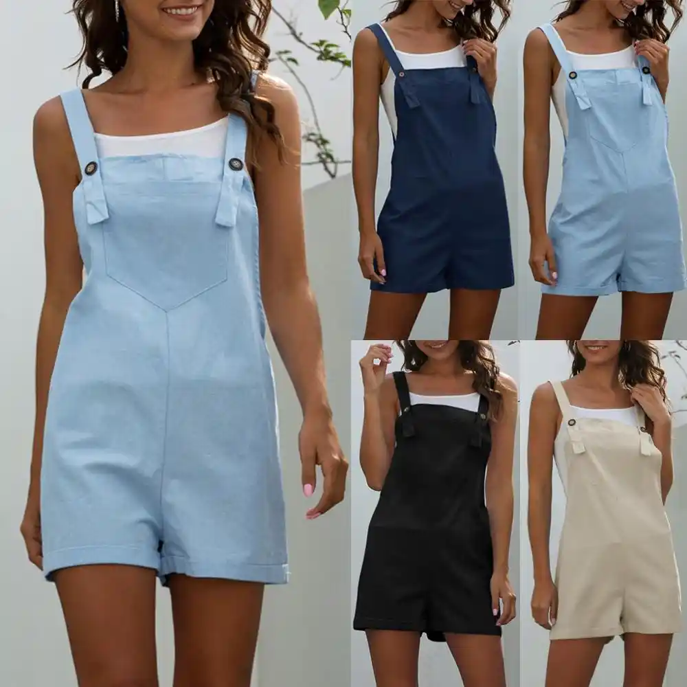 white sunflower overalls