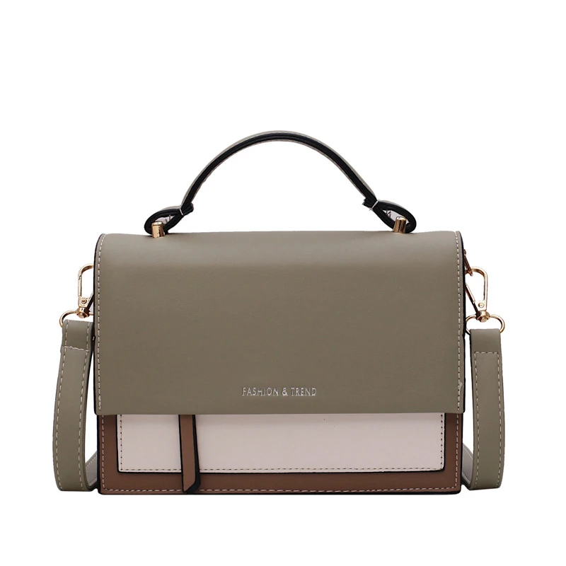 Корейские сумки через плечо для женщин, сумка-тоут на молнии, сумка через плечо, дамская сумочка, Женская Роскошная брендовая кожаная сумка - Цвет: Светло-зеленый