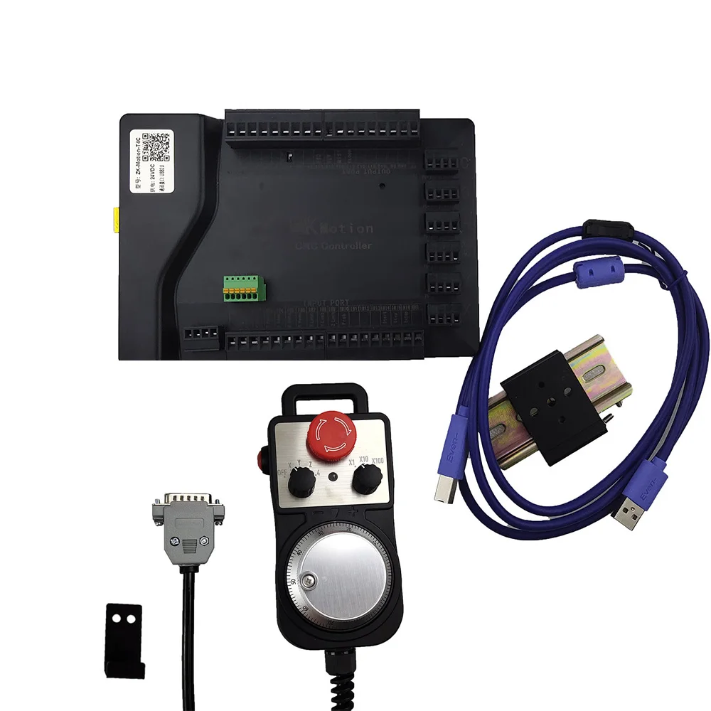 

CNC High quality 6 axis MPG handwheel+ mach3 USB CNC 4/6 Axis Stepper Motor controller card Smooth Motion USB Breakout board 24V