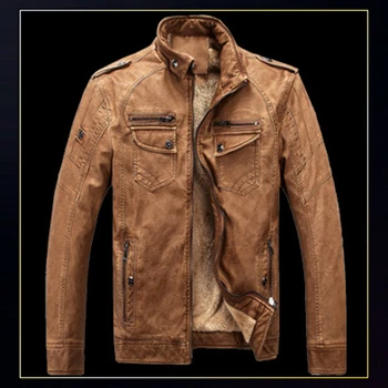 

The new men's leather jacket autumn leisure motorcycle PU jacket jacket motorcycle leather coat brand clothing