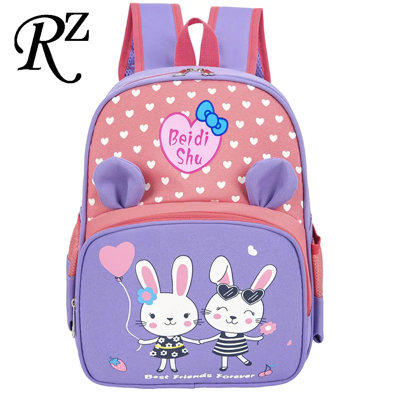 

Rabbit/dinosaur kids backpack Multilayer space children backpack Comfortable shoulder strap school bags high-capacity kids bag
