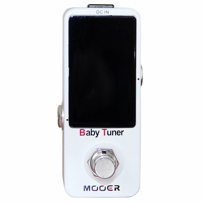Mooer MTU1 детский тюнер гитара напольная педаль коробка светодиодный свет тюнинг микро педали Аксессуары для гитары для электрических музыкальных инструментов - Цвет: Белый