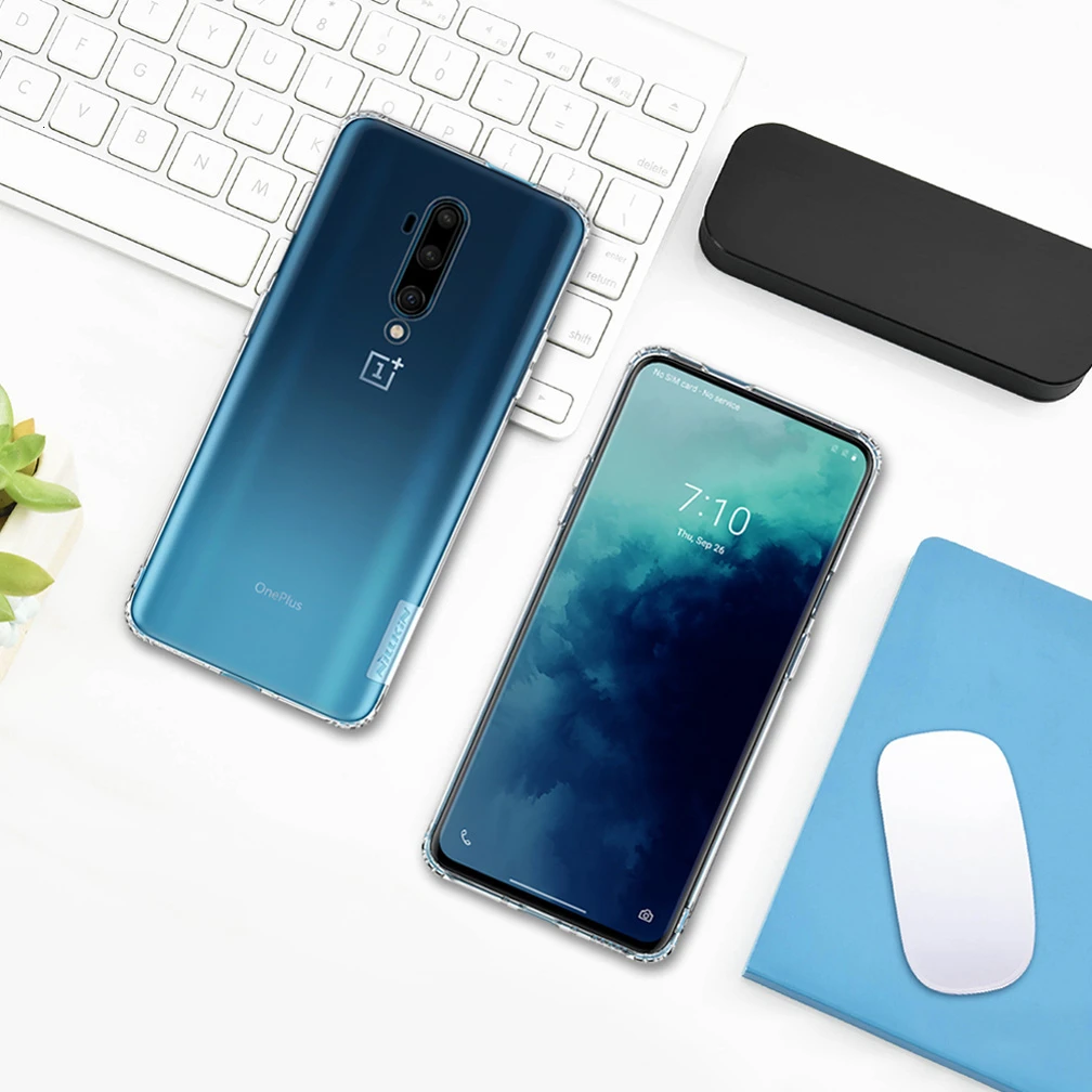 Для Oneplus 7T Pro чехол Nillkin Nature TPU чехол прозрачный мягкий кремний противоударный задний Чехол для Oneplus 7T корпус Чехол