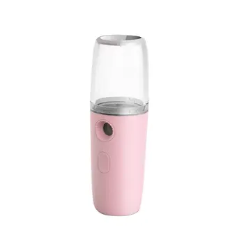 

Mini Portable Nano Fog Sprayer Body Humidifier Facial Steamer Moisturizing Skin Care Mist Cooling Device support USB charging
