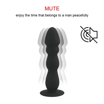 Remote Control Vibrator Waterproof Anal Plug Butt Plug Male Prostate Massager Bead Dildo Vibrator Suction Cup Sex Toys For Men 2