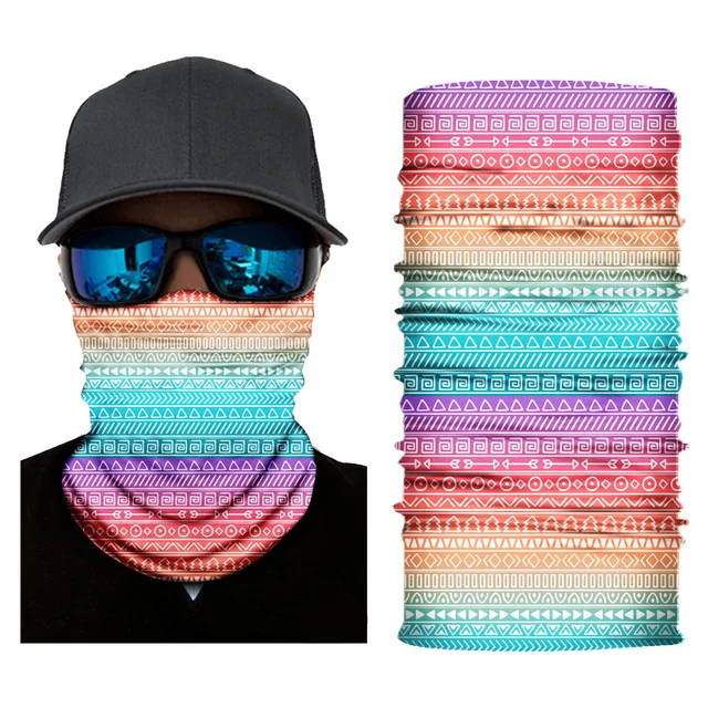 Outdoor Sports headband on head Cycling Seamless Hunting Fishing foulard moto Bandana Neck Warmer Tubular Bicycle buffe Headwear S364