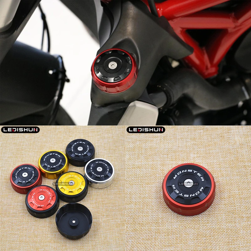 Алюминиевый чехол на бак радиатора для воды и мотоцикла с ЧПУ DUCATI MONSTER 1200 821 1200R 1200S