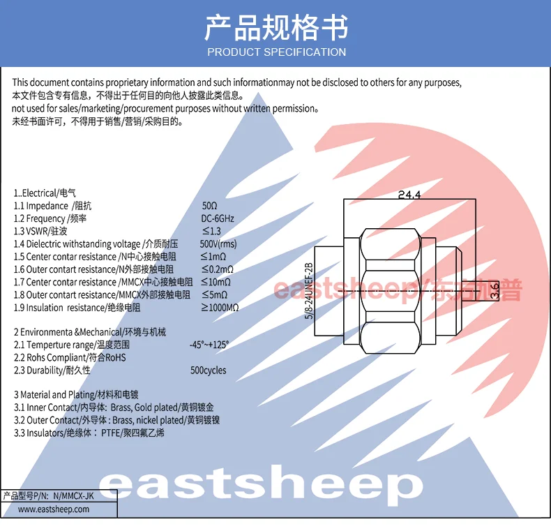 wire map tester eastsheep RF adapter N/MMCX-JK N revolution MMCX female MMCX/N-KJ ethernet tracer