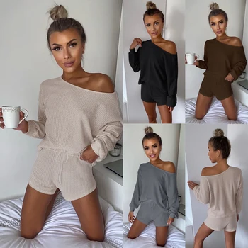 

Sexy long sleeve jumpsuit women short romper 2020 summer lady loose black beach Overall coveralls shirt shorts suit female frock