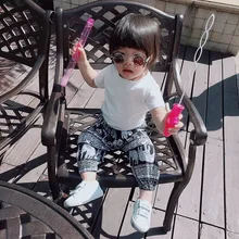 Летние Детские противомоскитные штаны с рисунком головы пельменей для мамы детские шаровары-фонарики из чистого хлопка для мужчин и женщин Свободные