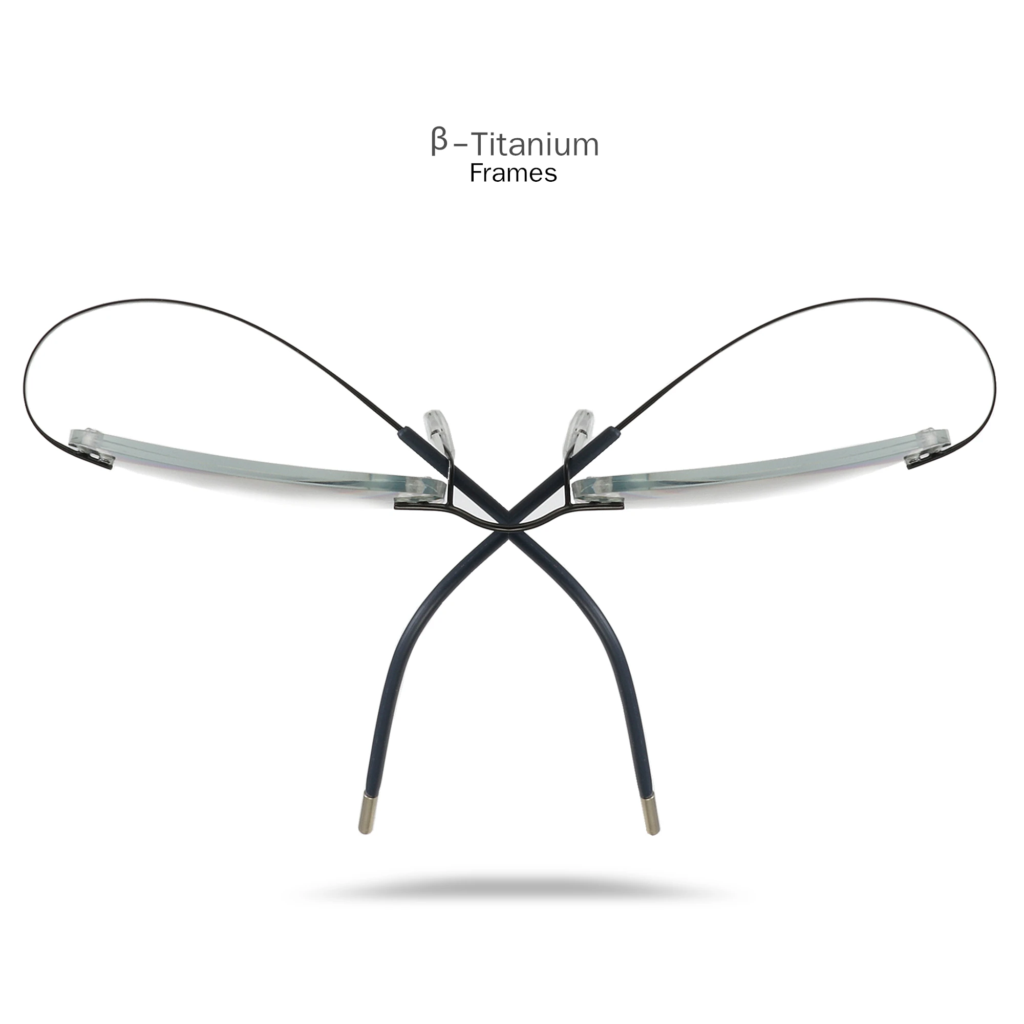 Price Titanium Transition Aviation Sunglasses Photochromic Reading Glasses Rimless Eyeglasses Men with Diopters