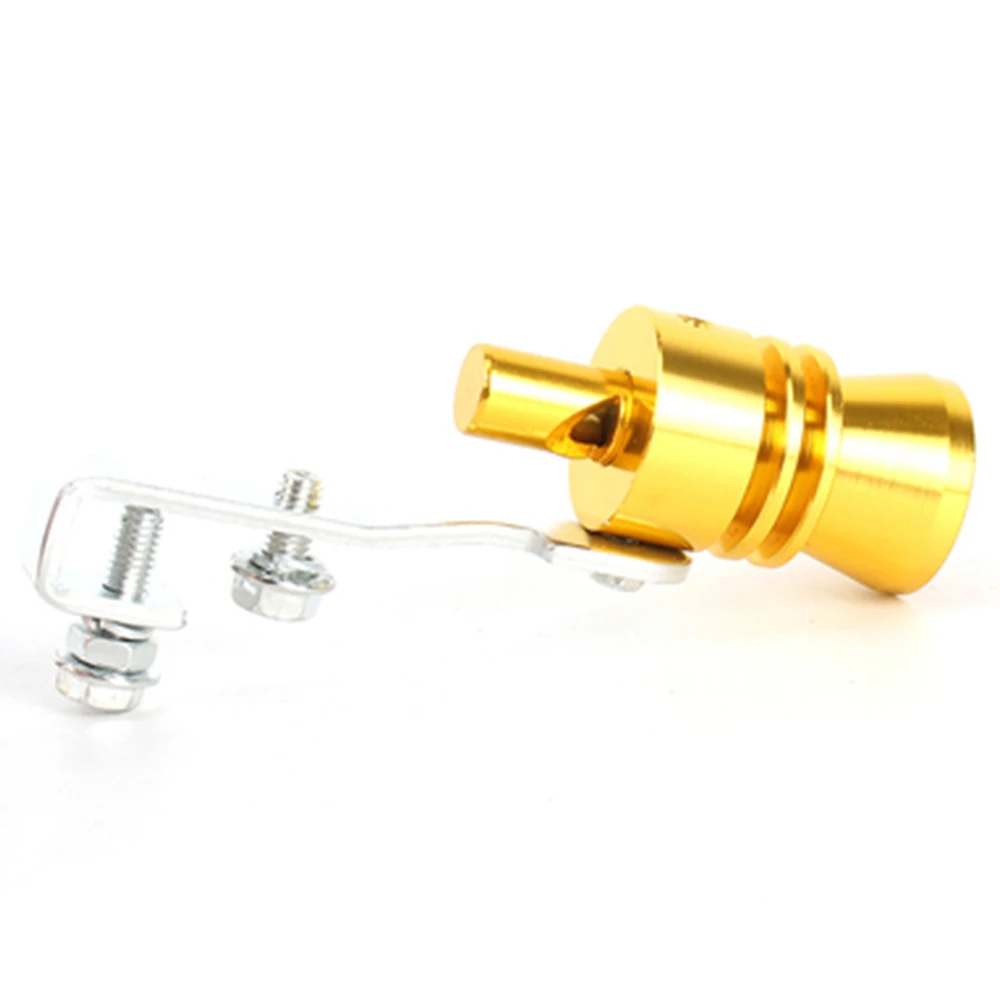 Universal Simulator Whistler Exhaust Turbo Whistle Pipe Sound Muffler Blow Off Car Styling Tunning S M L XL car turbo whistle