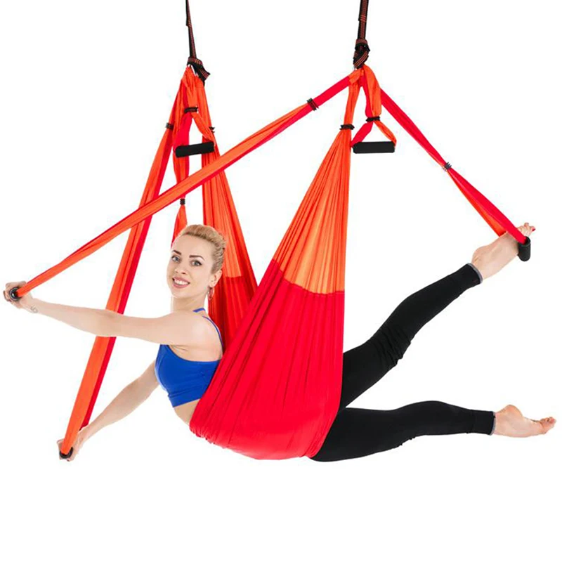 

Fitness Yoga Stretch Belts Anti-Gravity Aerial Yoga Swing Sling Inversion Hammock Yoga Hammock Sling Strength Exercise
