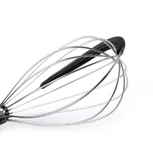 Силиконовый скребок для взбивания яиц ручной из нержавеющей стали ручной перемешать с силиконовым скребком для взбивания молока-Висячие