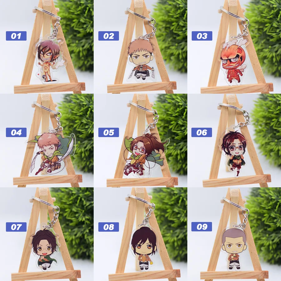 Group 11 Брелок с героями мультфильмов Demon Slayer/My Hero Academy, брелок для ключей с аниме, сказочный хвост/брелок с огненной силой - Цвет: Group 11