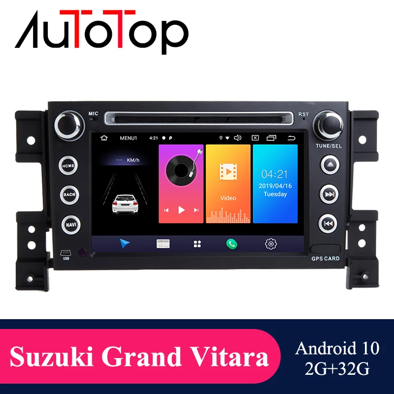 AUTOTOP 7 &quot2din Android 10 автомобильный мультимедийный DVD плеер для Suzuki Grand Vitara 2006 2011 | Мультимедиаплеер для авто -4000416728222