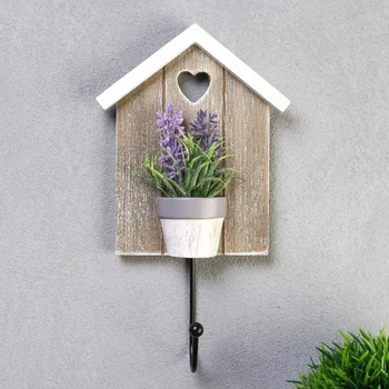 

Hook decorative tree "lavender in a pot" 24,5x13,3 cm