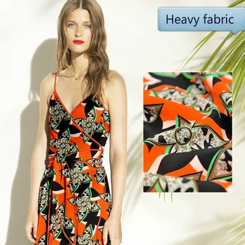 

108cm wide printed silk fabric meter 40mm silk stretch fabric digital inkjet dress crepe fabric wholesale silk cloth