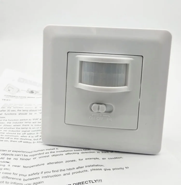 86 инфракрасный переключатель датчиков 110 V-220 V датчик обнаружения человеческого тела общий выключатель двойного назначения, маятниковый индукционный свет для потолка