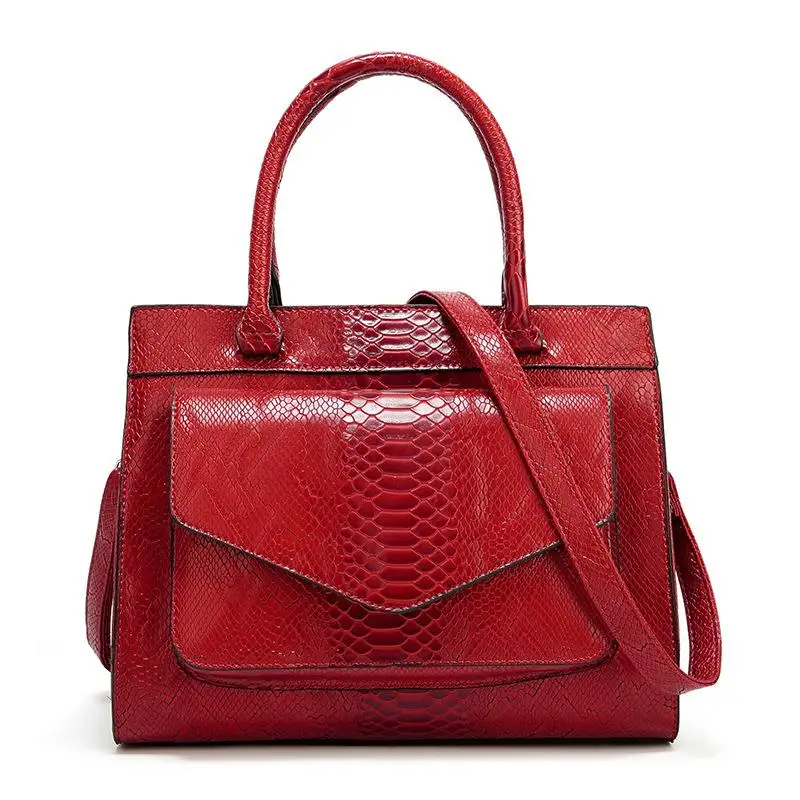 

Ins New Large-capacity Casual Snake Pattern Air Shoulder Bag Elegant Wild Bag European and American Fashion Characteristic