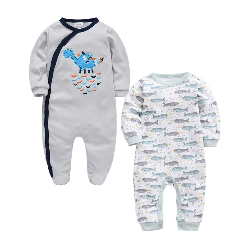 Г., 2, 3 шт./лот, Летний комбинезон для новорожденных мальчиков, roupa de bebes, Хлопковая пижама с длинными рукавами Комбинезоны для детей от 0 до 12 месяцев, одежда для малышей - Цвет: PY11651175
