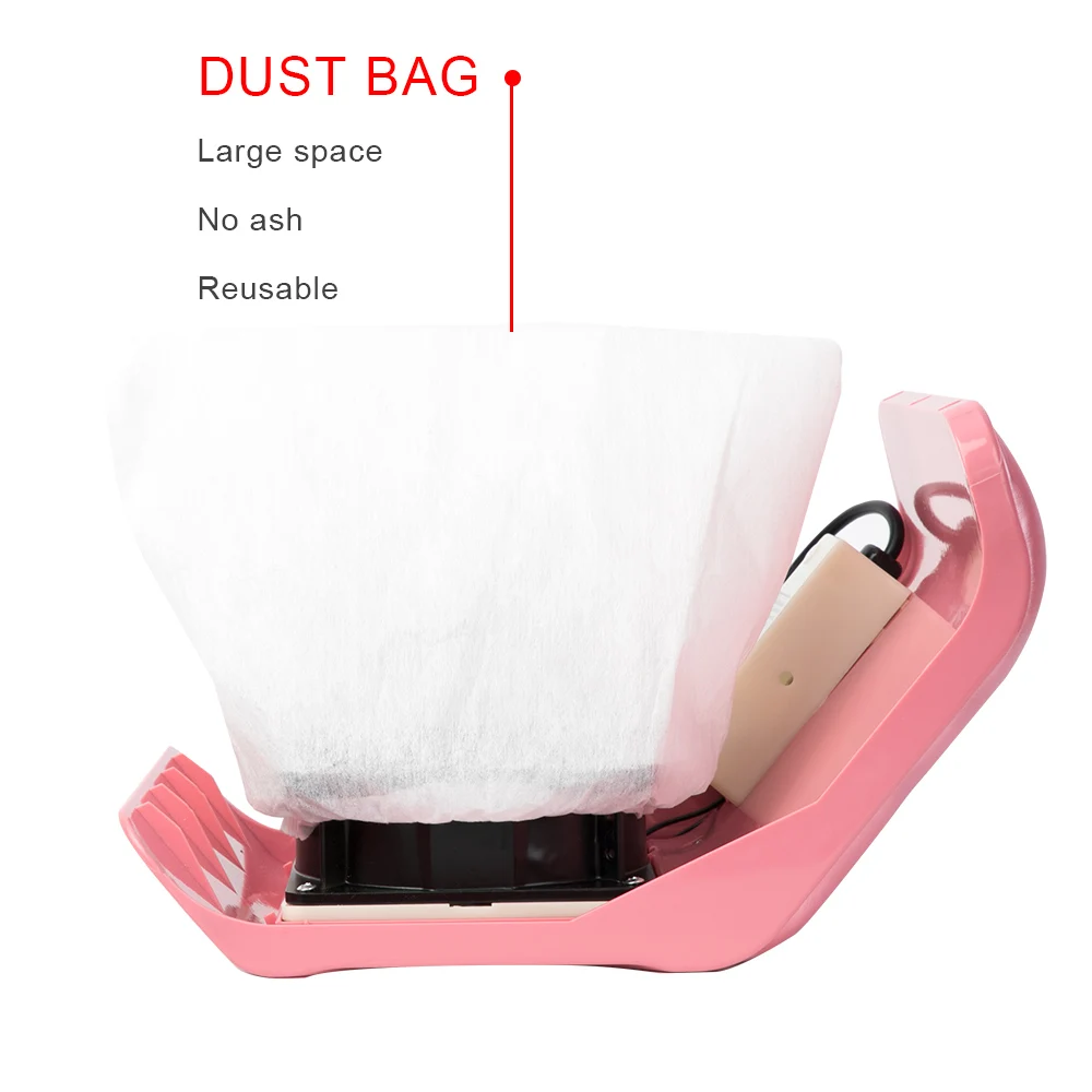 Высокое качество не-тканые запасные сумки для дизайна ногтей пылесборник эластичный шнур гвозди художественный салон Инструменты