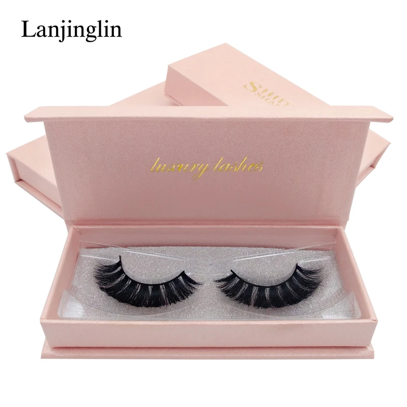 LANJINGLIN, 1 коробка, 3d, норковые ресницы, мягкие, пушистые,, безжалостные, ресницы, 3d, ручная работа, накладные ресницы, макияж, удлинение