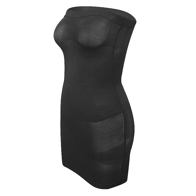 Высокая Талия животик Управление трусики Body Shaper нижнее черные бесшовные слипы подтягивающее ягодицы Enagua Корректирующее нижнее белье моделирующее белье - Цвет: Черный