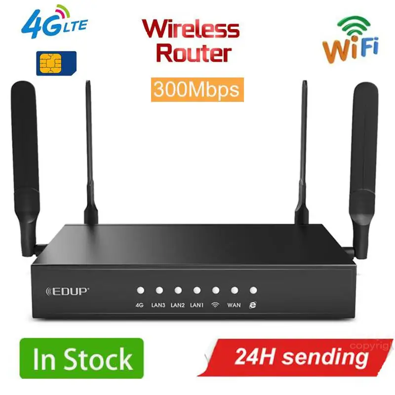 

300Mbps LTE/CPE 4G Wifi Routers Repetidor Wifi extender amplificador Wifi Booster TCP/IP ARP with WAN/LAN Port Support SIM card