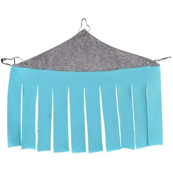 

Pet Tent Small Hideout Hideaway Hammock Hanging Bed Tassel Corner Nest For Hedgehog Guinea Pig Hamster Ferret Chinchilla Rat Squ