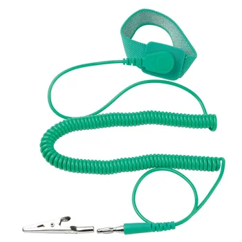 

3m Adjustable Extendable ESD Anti Static Wrist Strap Elastic Band Alligator Clip