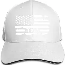 Состаренная бейсбольная Кепка унисекс с Техасским американским флагом Классическая Регулируемая Кепка на липучке