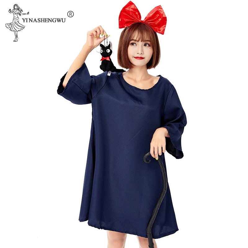 Kiki's Delivery Service Kiki exported to Japan cosplay costumes for adults minimalist Japanese Witch little witch clothes