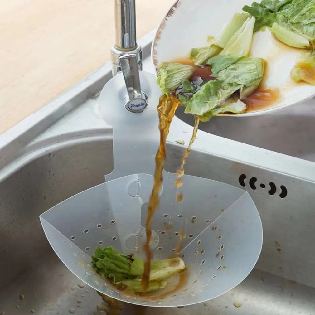

Recyclable Self-Standing Stopper Kitchen Anti-Blocking Device Foldable Filter Simple Sink Recyclable Collapsible Drain Filter