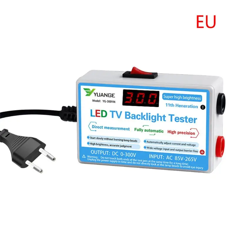 

Home LED TV Backlight Tester Output 0-300V Lamp Bead LCD Digital Display Strips Test Instrument