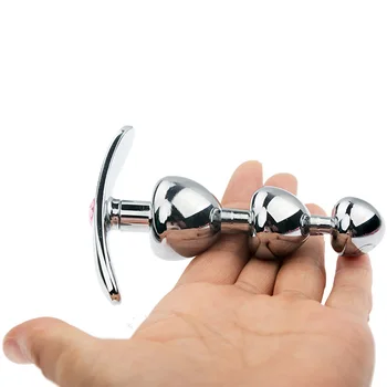 Buttplug Anal Plug Butt Ass Dildo Sex Toys Metal Stimulation Dilator Prostate Massager For Women Men Outdoor Wear Erotic 4