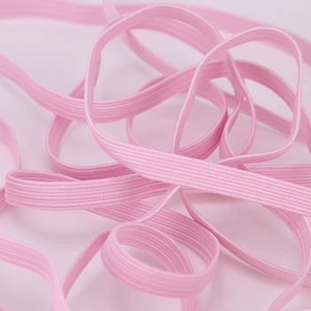 

6mm Elastic Bands Rope Rubber Hair Band Ribbons Colorful Webbing Tapes Waist Shoes Belt DIY Garment Accessories Sewing