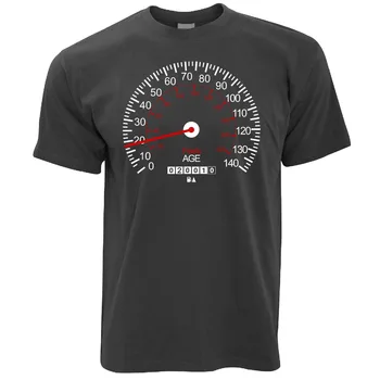 

Legends Are Born In 2001 18Th Birthday T Shirt Car Speedometer Gift Speedo Motor Racing Sport 2019 short Sleeves Cotton T Shirt