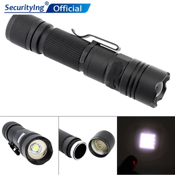 

T6 LED Outdoor Lighting Intense USB Charging 18650 Lithium Battery Zoom Flashlight with 5 Modes Light for Night Riding