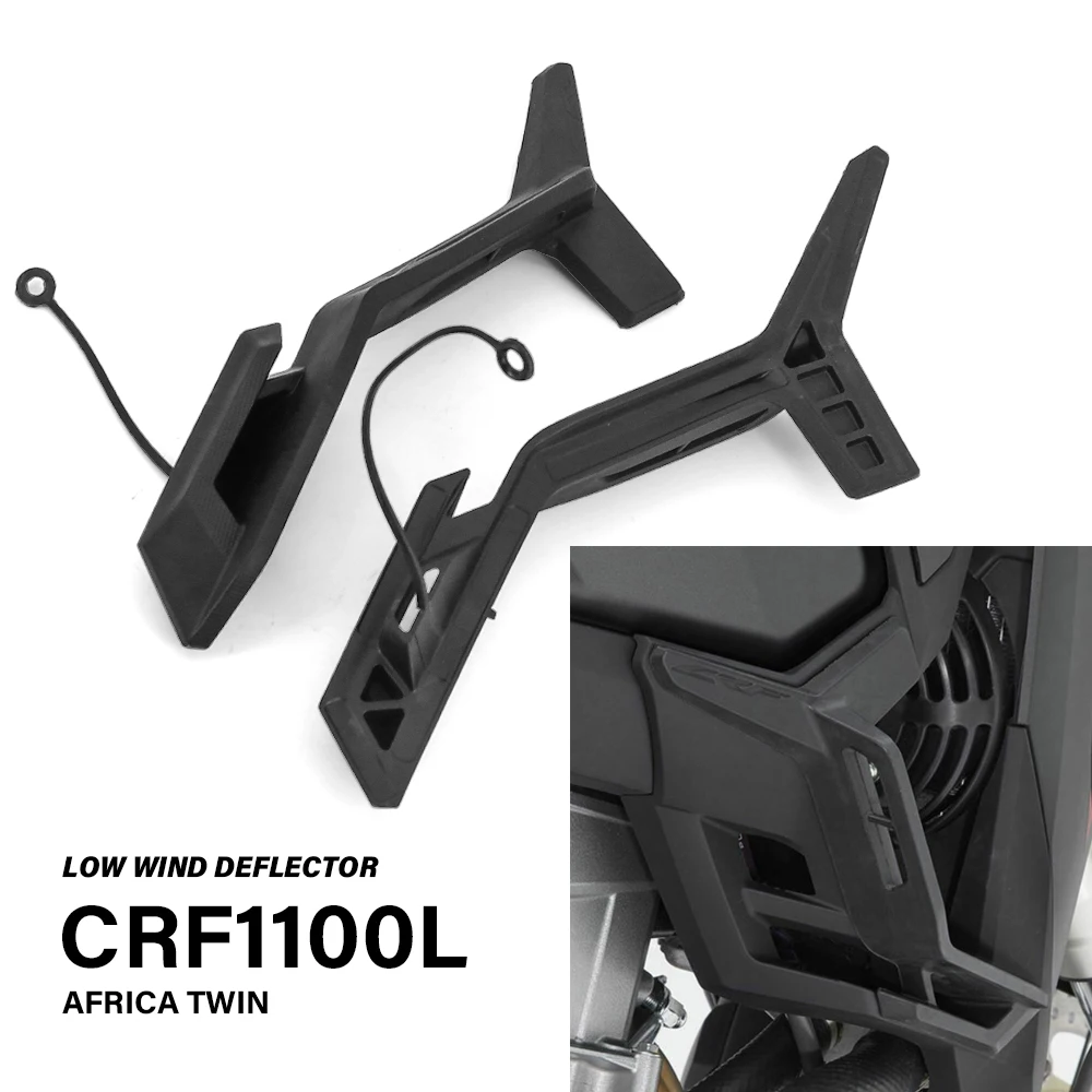 

Air Cooling Rubber Deflector Kit For Honda CRF 1100 L CRF1100L Africa Twin 2020 2021- Motorcycle Side Deflectors