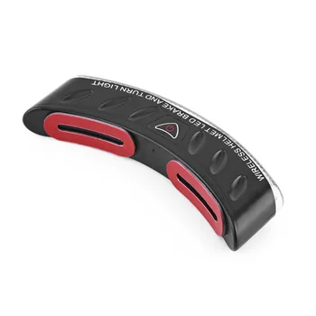 

Set Helmet Brake Light Accessories Black 8 LED DC 12V Turn Signal Indicator