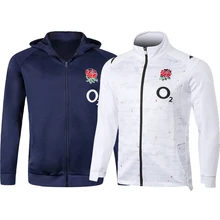 2021 angleterre Rugby veste vêtements de Sport à capuche hommes maillot hauts Sport chemise taille S-3XL